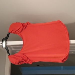 Orange blouse